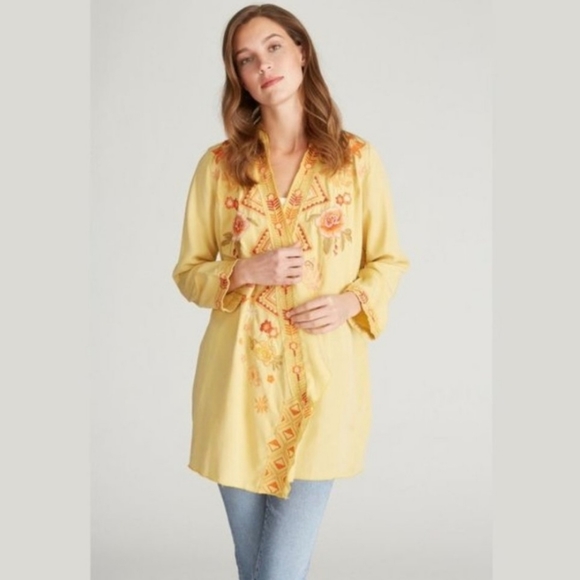 NWT Driftwood Abby Harvest Embroidered Kimono/Jacket Large - Picture 2 of 16